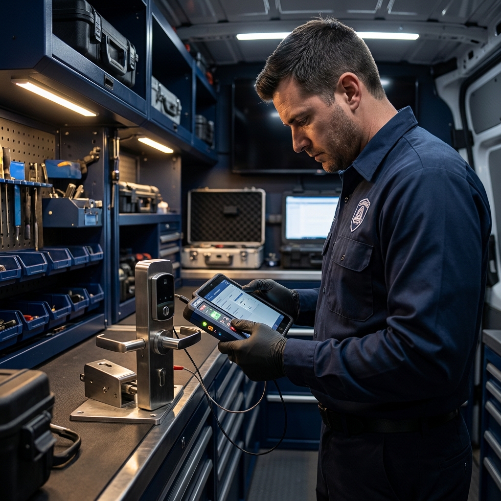 Skilled Navy Locksmith technician